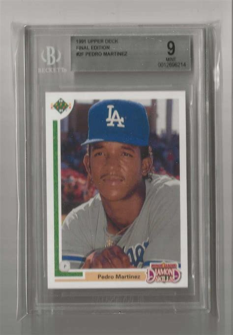 1991 UPPER DECK FINAL EDITION 2F PEDRO MARTINEZ RC HOF BGS 9 MINT EBay