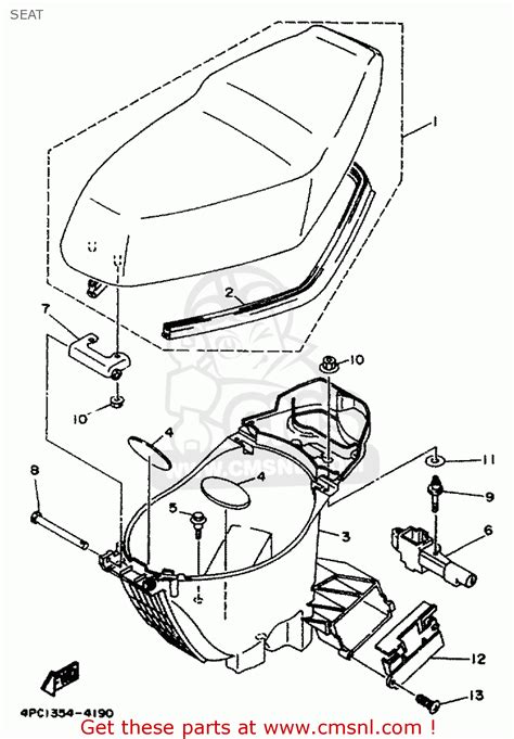 4PCF473000 Double Seat Assy Yamaha Buy The 4PC F4730 00 At CMSNL