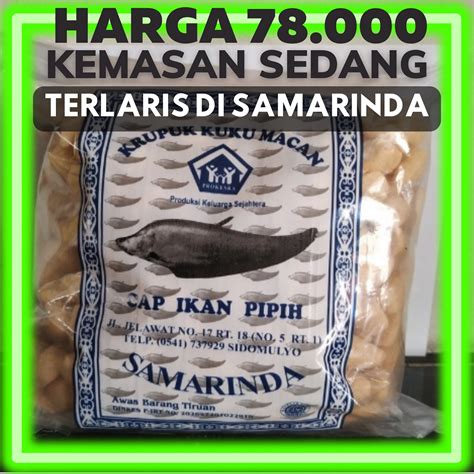 Jual Kuku Macan Cap Ikan Pipih 340gr Kemasan Sedang Amplang Khas