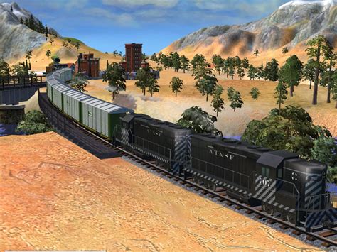 Duel Zebras with full autorack load. image - Sid Meier’s Railroads ...