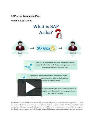 Ppt Sap Ariba Training Material Powerpoint Presentation Free To