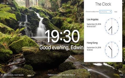 The Clock for Google Chrome - Extension Download