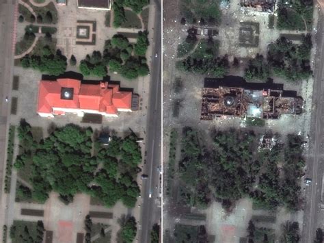 Bakhmut Satellite Images Lay Bare Scale Of Devastation From Vladimir