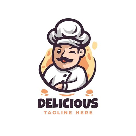 Premium Vector | Delicious Chef Logo Design Template With Cute Details