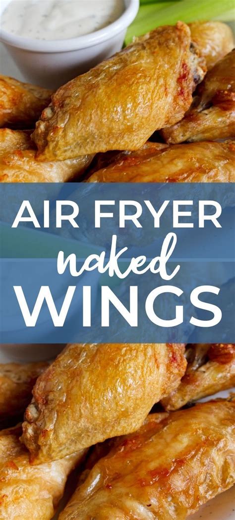 Crispy Air Fryer Naked Chicken Wings Recipe