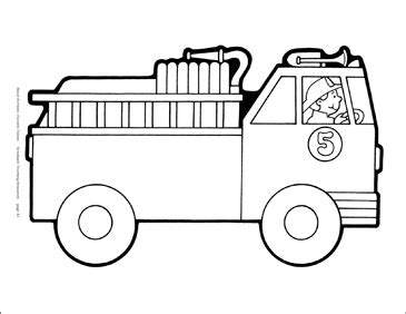 Fire Truck Printable | Coloring Pages Ideas