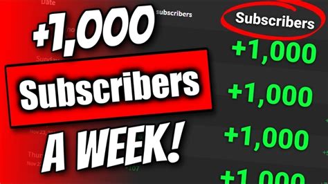 How To Get Subscribers In Week On Youtube Youtube