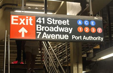 New York Subway Train Signs