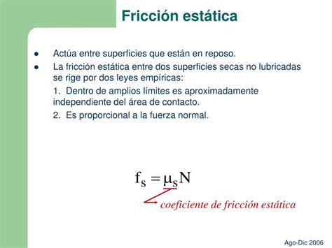 Ppt Fricción Powerpoint Presentation Free Download Id4781747