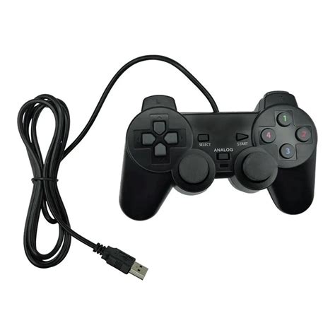 Novo Controle Manete Joystick Usb Anal Gico Dualshock Para Pc Shopee