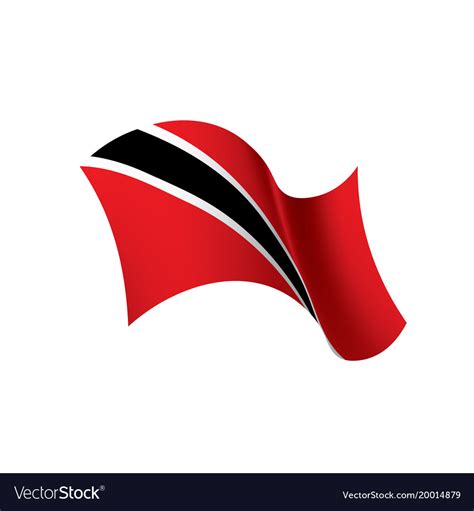 Trinidad And Tobago Flag Royalty Free Vector Image