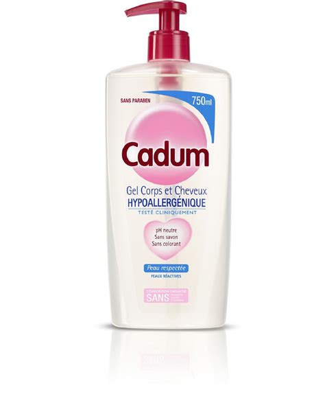 Cadum Gel Corps Et Cheveux Peaux R Actives Le Flacon De Ml