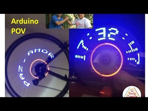 Letrero POV Para Bicicleta Hecho Con Arduino YouTube