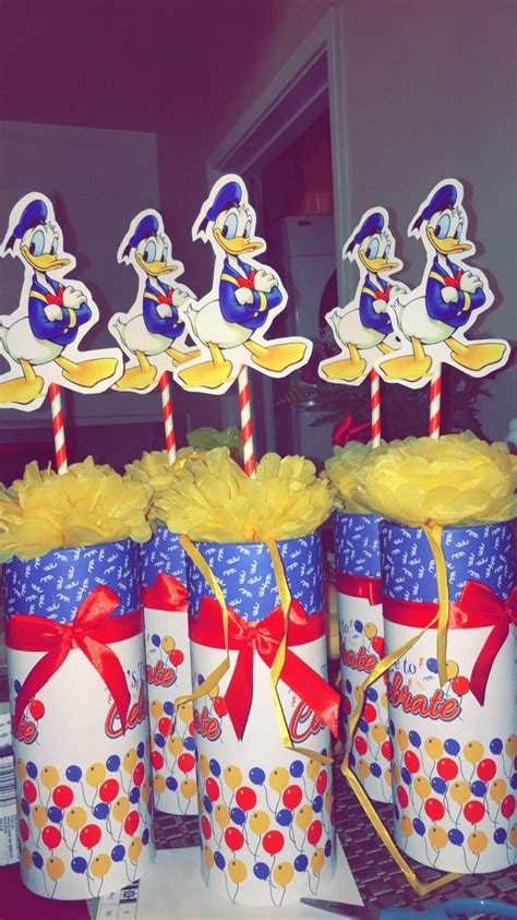 Donald Duck Centerpieces Donald Duck Party Daisy Duck Party Duck