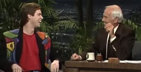 Jim Carrey On The Tonight Show Starring Johnny Carson In 1991 Doing