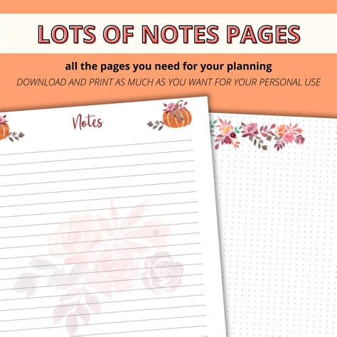 Printable Planner October, Planner Pages, Monthly Planner, Weekly ...