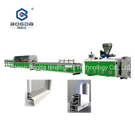 Pvc Upvc Window Profile Plastic Door Frame Extruder Making Machine