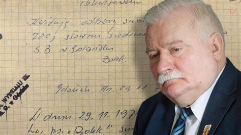 Lech Wałęsa jednak nie był Bolkiem Jest nowa opinia grafologów