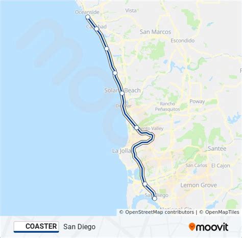 coaster Route: Schedules, Stops & Maps - San Diego (Updated)