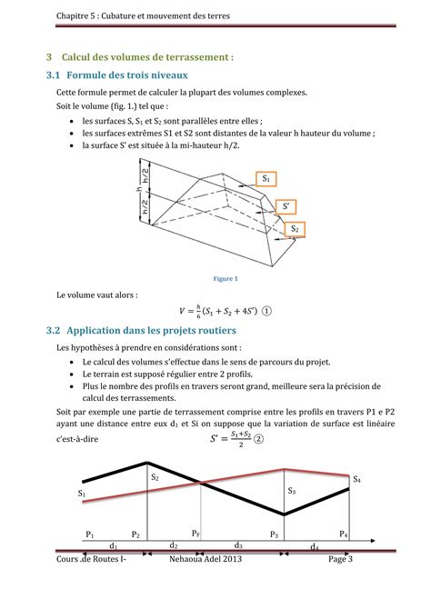 Cubature Et Mouvement Des Terres Pdf