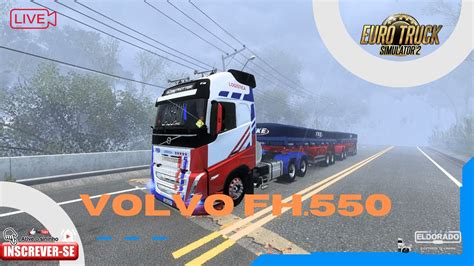 PRESSÃO O VOLVO FH 550 NO PACK RODOTREM ARQUEADO ETS2 1 46 ETS2