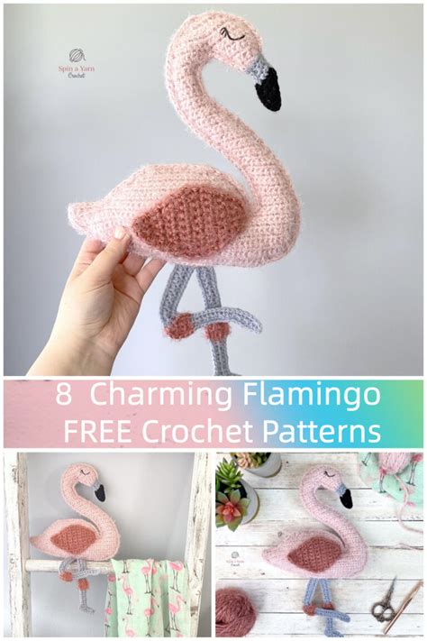 8 Free Flamingo Crochet Patterns