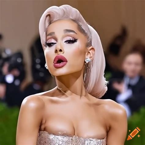 Ariana Grande As Marilyn Monroe At The Met Gala On Craiyon