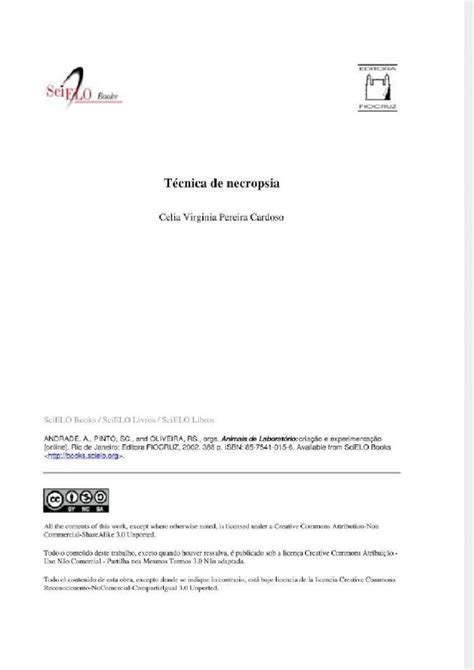 PDF Tecnica De Necropsia DOKUMEN TIPS