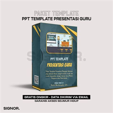 Jual [template] Ppt Templates Powerpoint Guru Solusi Pengajaran Presentasi Shopee Indonesia