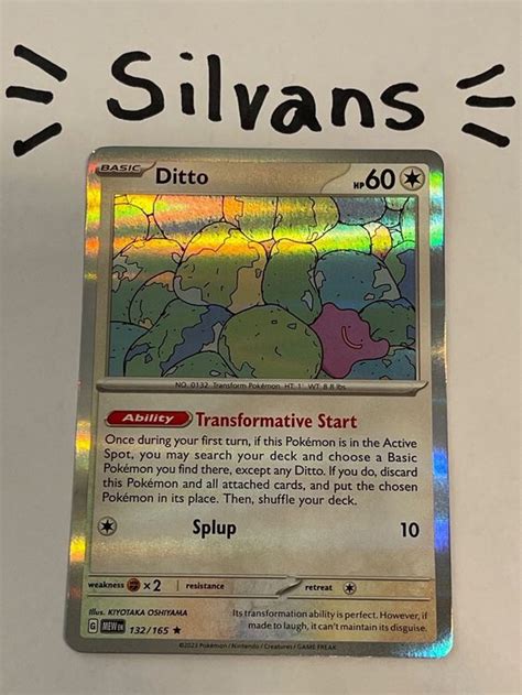 Ditto Holo 132 165 MEW 151 Englisch Kaufen Auf Ricardo