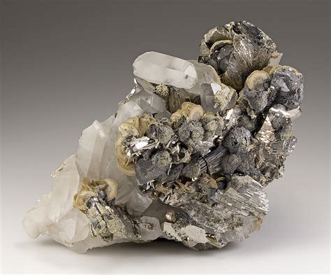 Arsenopyrite With Sphalerite Quartz Siderite Pyrite Minerals For