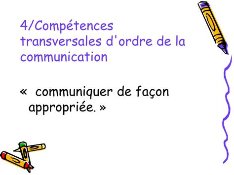 Ppt Les Compétences Trasversales Powerpoint Presentation Free