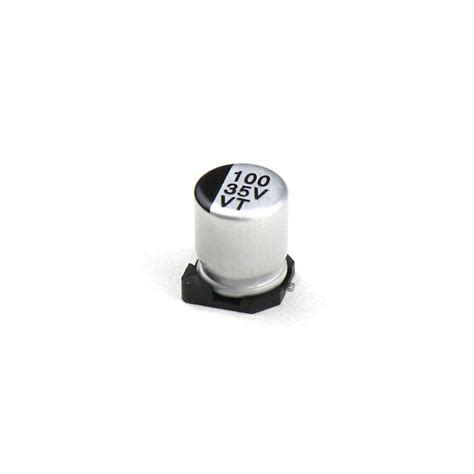 Buy 100 Uf 35v Surface Mount Electrolytic Capacitor At Best Price