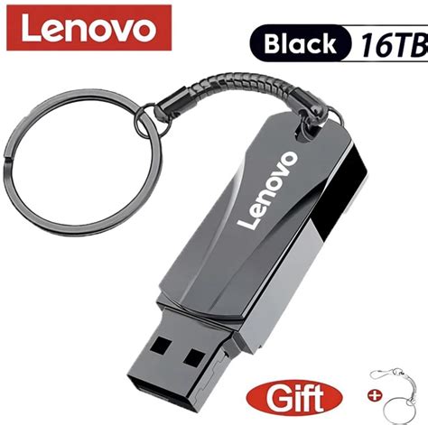 Флешка Lenovo 2 в 1, 2ТБ 2 ТБ 16 USB 3.0 + подарунок 2 перехідн: 310 ...