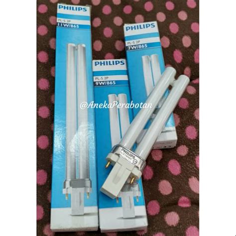 Jual Lampu PHILIPS PLS 2P 865 G23 Putih Fitting Lampu Colok Tusuk