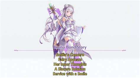 Nikke X Re Zero Emilia Bond Story Nikke Bond Story Youtube