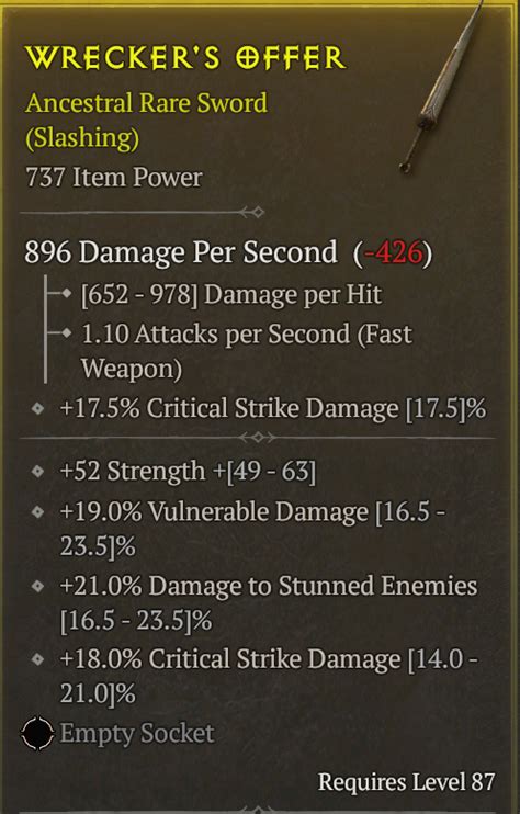 1h Barb Sword 3 4 Stat Stick Crit Vuln Str Topic D2jsp