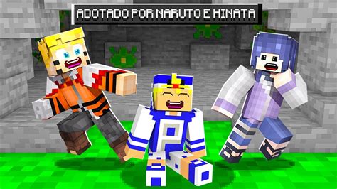 Fui Adotado Pelo Naruto No Minecraft Youtube