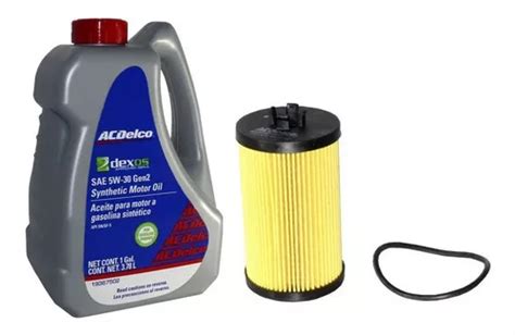 Kit Cambio Aceite Sintetico 5w30 Sonic Rs Turbo 1 4 2012 202 Envío gratis