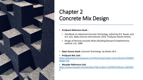 Concrete Mix Design