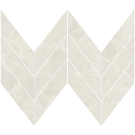 1 7 8 X 6 7 8 Midi Chevron Mosaic Elite Onice Royal Pera Tile