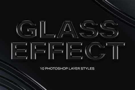 Glass Effect Photoshop Styles On Yellow Images Creative Store 95822