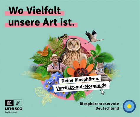 Kampagne Verrückt auf Morgen der Biosphärenreservate in Deutschland