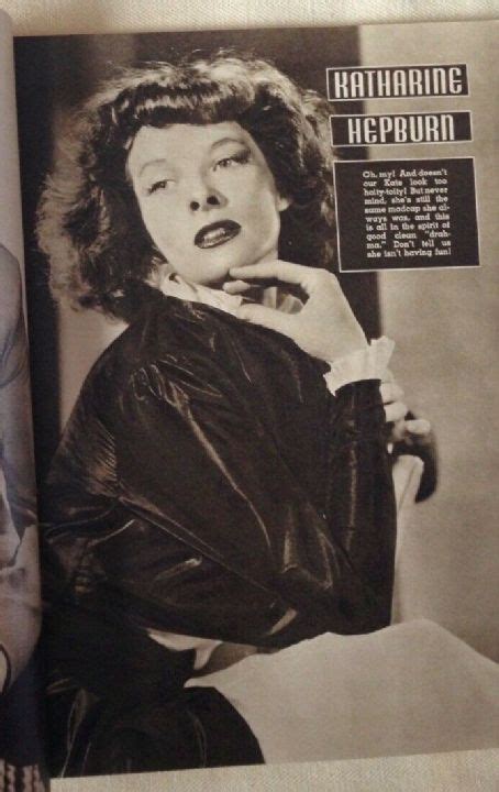 Katharine Hepburn Modern Screen Magazine Pictorial United States December 1937 Famousfix