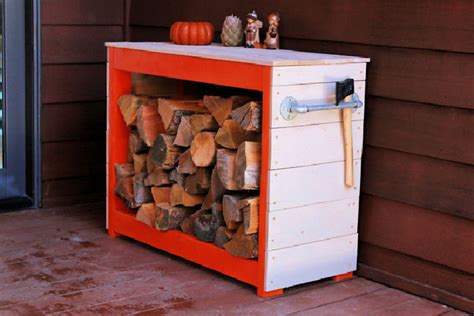 Homemade Diy Firewood Rack Plans For Storage