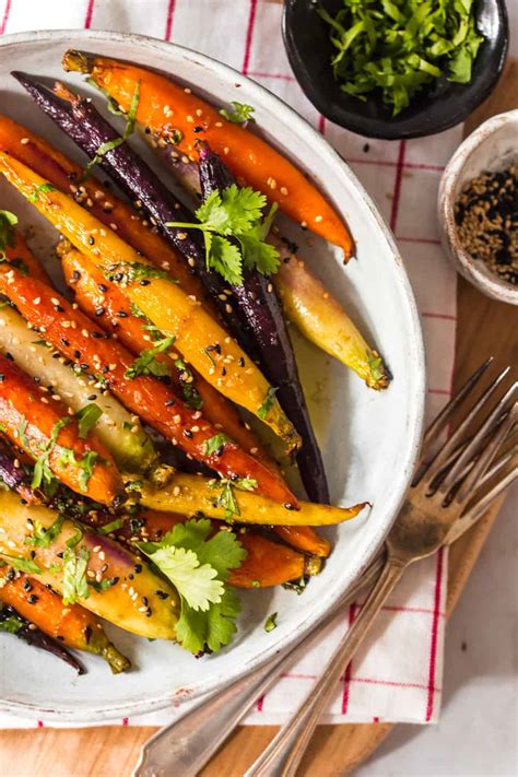 Miso Butter Glazed Carrots Lenas Kitchen