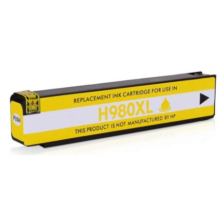 Tinta Nº 980 amarillo compatible HP INKtintaytoner