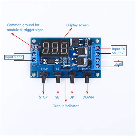 Quipement Lectrique Et D Essai Dc V Del Display Trigger Cycle