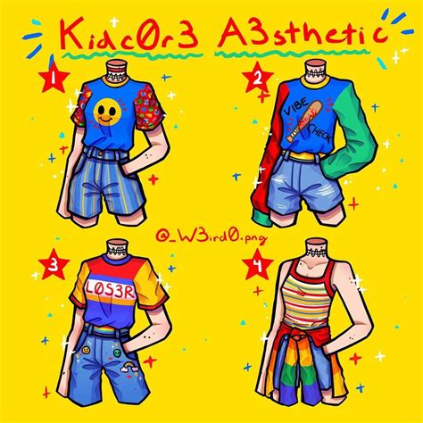 Aesthetic Kidcore Drawings