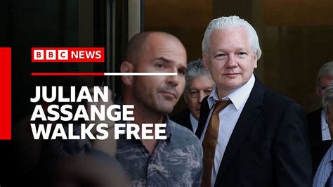 BBC News Julian Assange Walks Free After Plea Deal